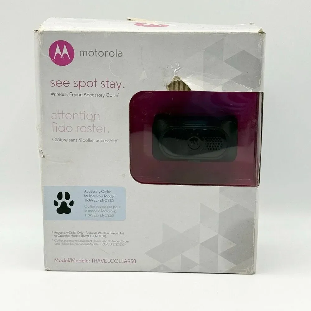 Motorola See Spot Stay Wireless Boundary Fence Collar Accessory - Fits 20 Lbs. a